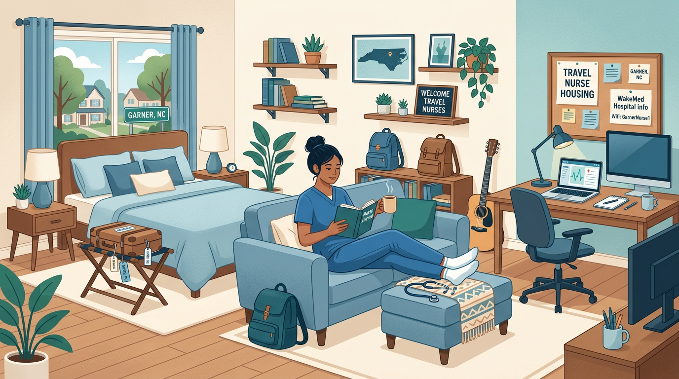 Furnished Homes for Travel Nurses in Garner NC