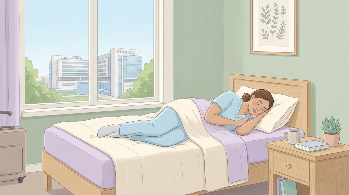 Quiet Travel Nurse Accommodations Near UNC Health Raleigh