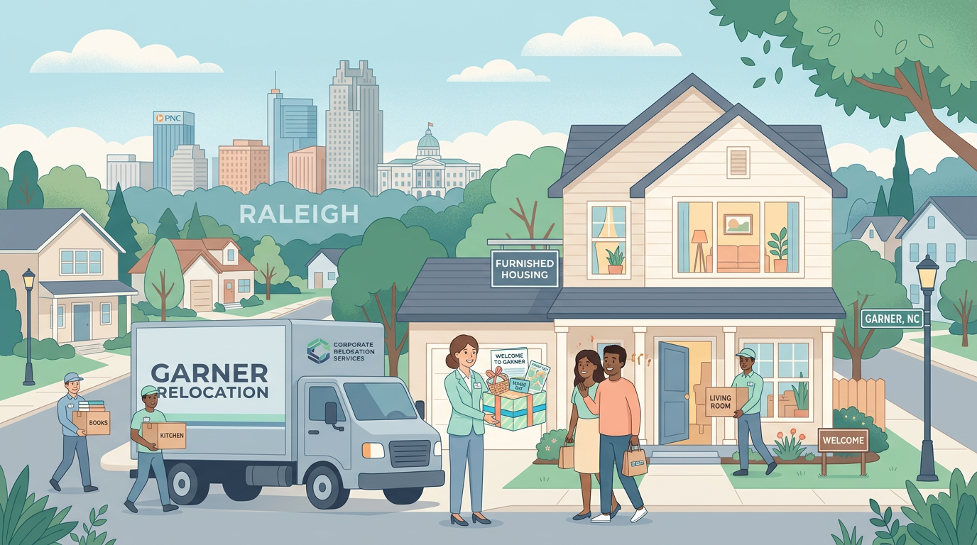 Relocation Housing in Garner for Companies Moving to Raleigh