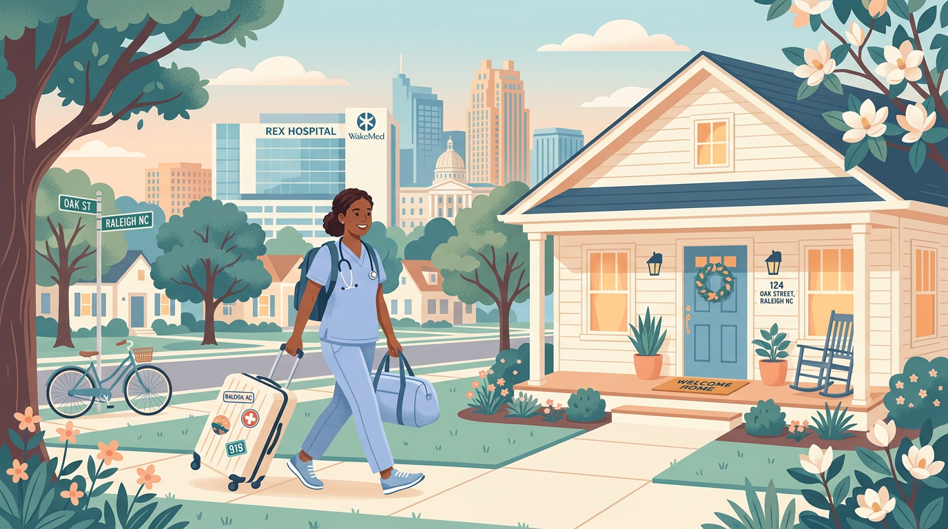 Travel Nurse Housing in Raleigh NC – Furnished Homes for Assignments